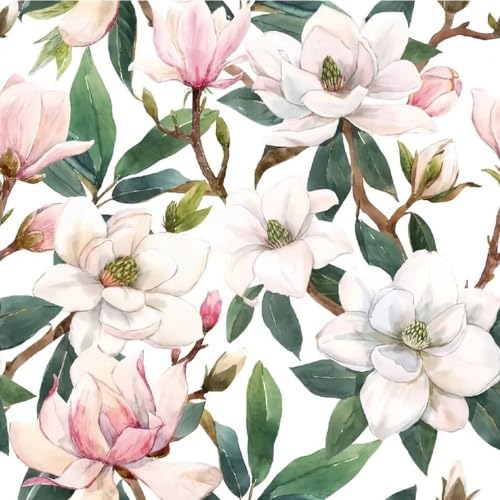 Papier peint floral vintage autocollant pour masquer les défauts - 2