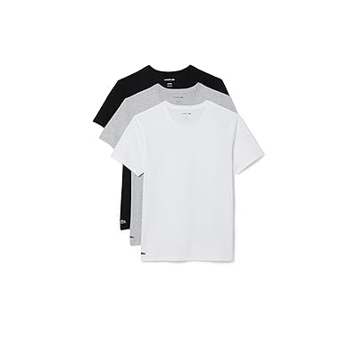 Lacoste 100% Cotton Regular Fit Crew neck T shirt 3 pack Men