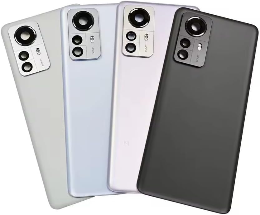 Compatible Rear Glass Back Cover for Xiaomi 12 Pro Model 2201122C 2201122G – Battery Door Housing Replacement Part (Green (Plastic))