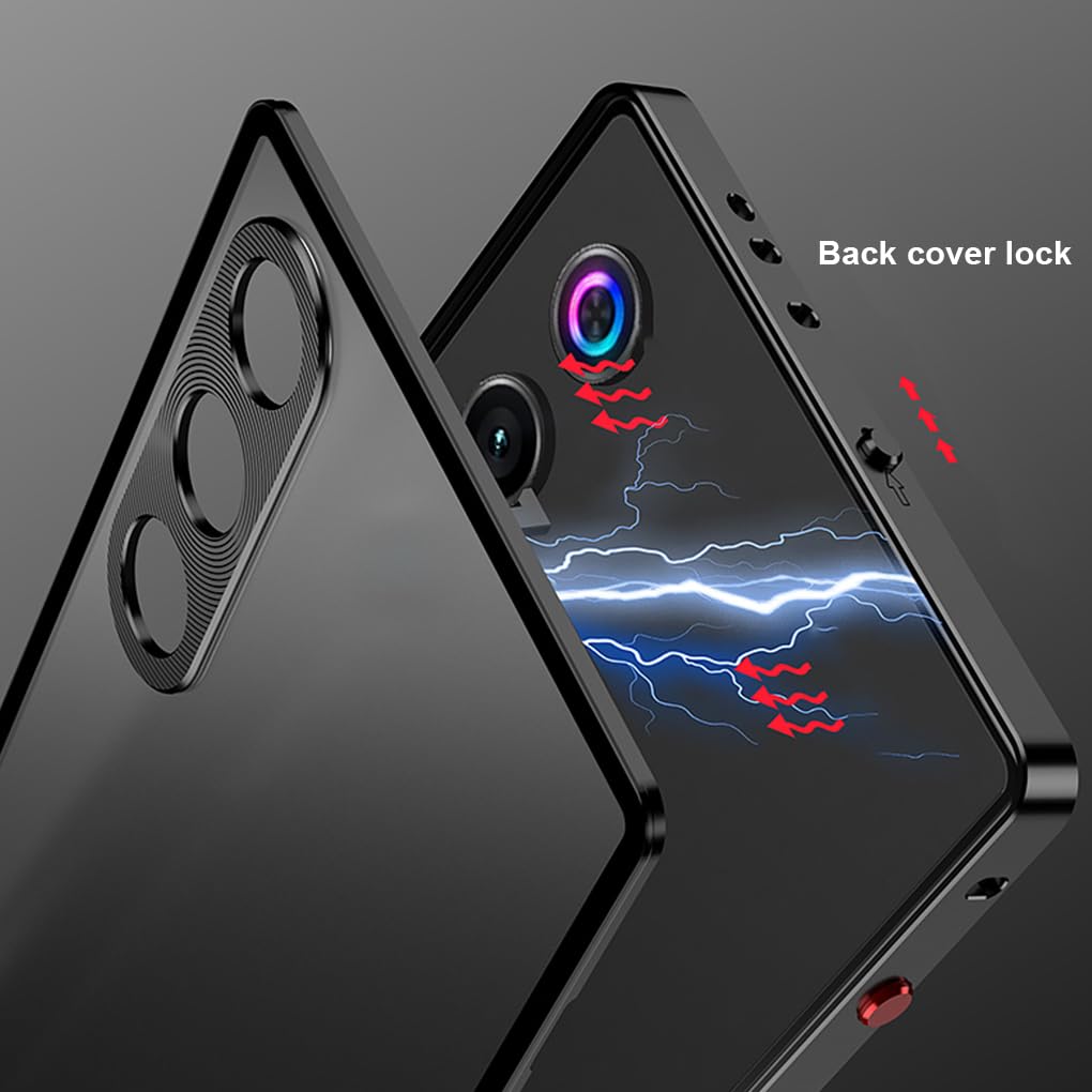 Coque Flip Magnétique Pour RedMagic 10 Air – Cuir PU, 3 Fentes Cartes + Portefeuille, Fonction Support – Protection Complète