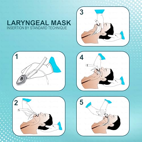 Image of OTICA Sterile Laryngeal Mask Airway - Disposable LMA | Silicone material | Size-4 No.