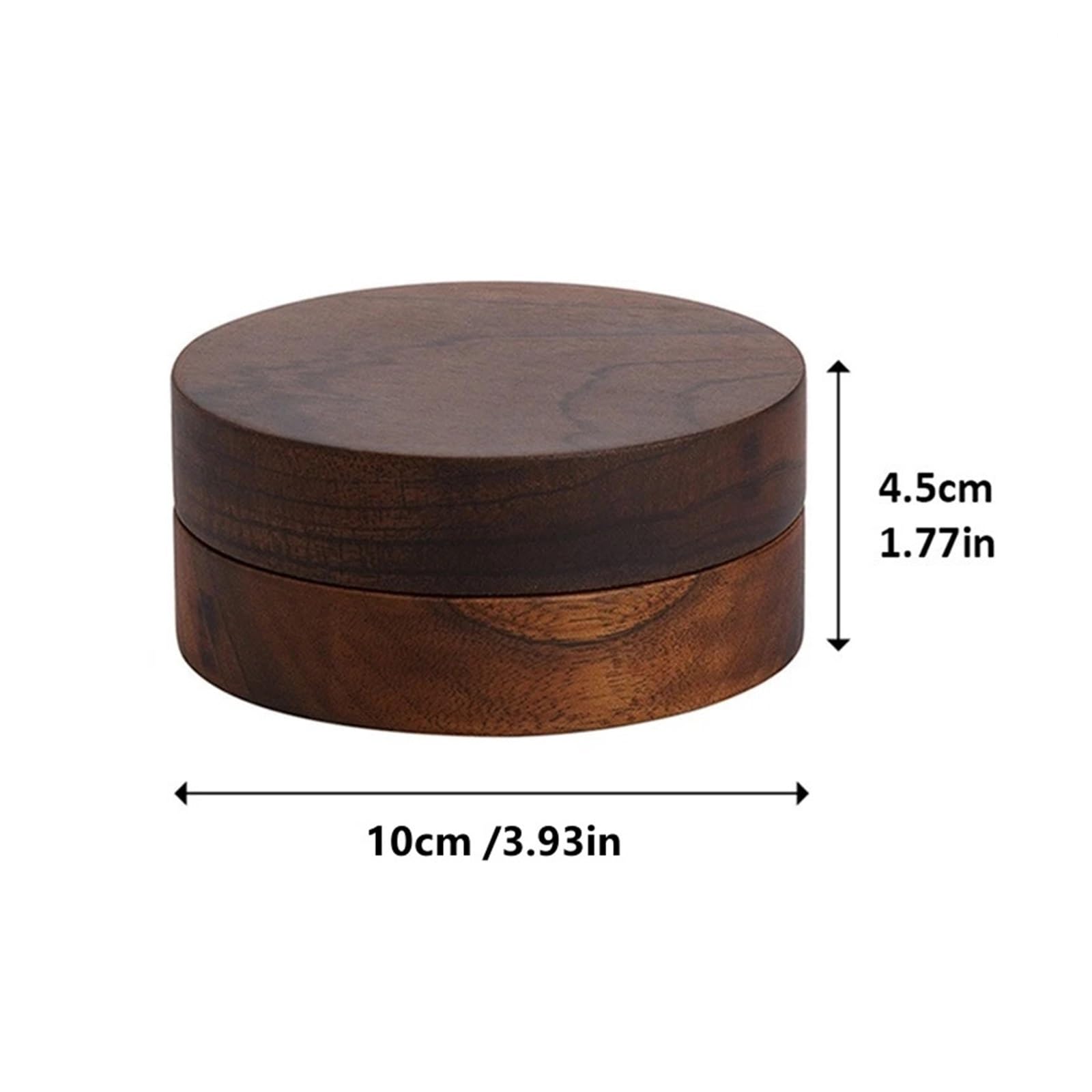 Cendrier fumeur cendrier en bois de noyer avec couvercle couvert Cendrier coupe-vent avec doublure en acier inoxydable Cendrier intérieur extérieur cendrier décoratif pour la maison (couleur : C)