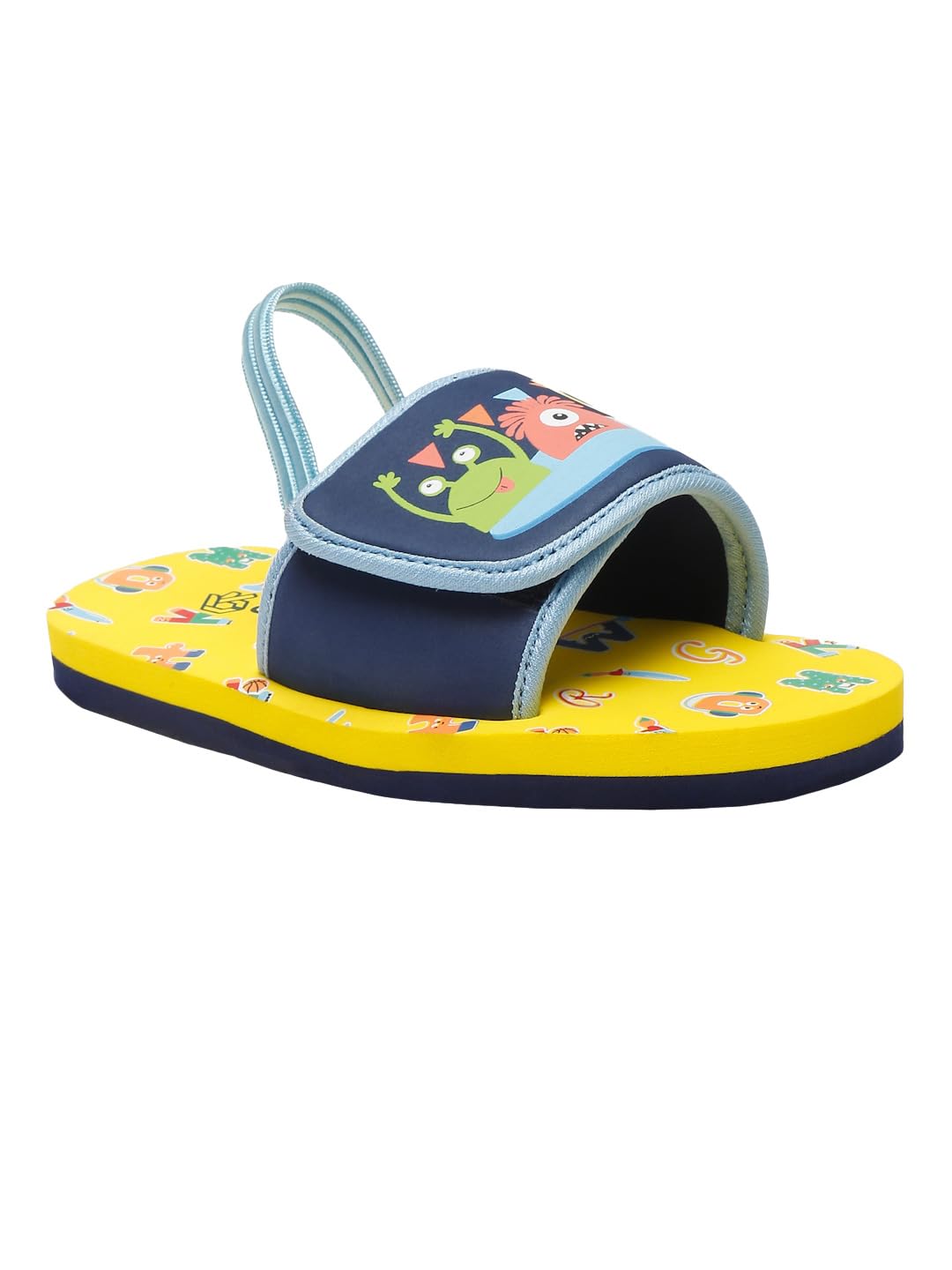 ONYC Monster Flipflops With Adjustable Strap & Back Support - Yellow (Unisex) (12 Months) (B0CN5WQL9L) Amazon Price History, Amazon Price Tracker