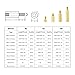 LitOrange 240 Pieces M3 Male Female Hex Brass Spacer Standoff Screw Nut Threaded Pillar PCB Motherboard Assortment Kit