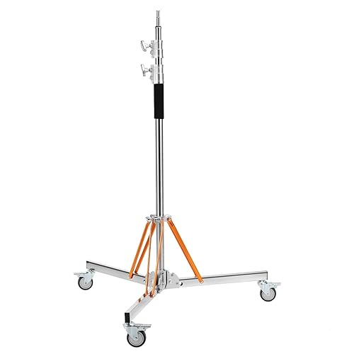 K&F CONCEPT Heavy Duty Light Stand with Casters