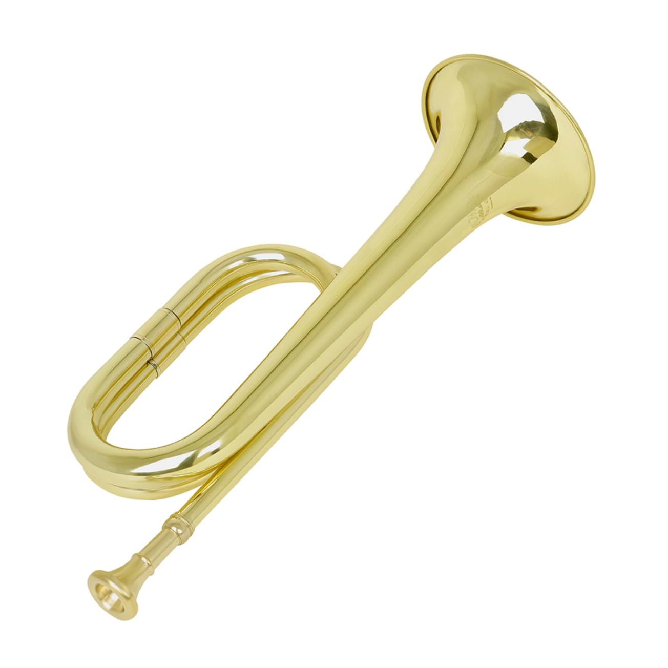 FUNOMOCYA Beginner Trumpet Bugle Band Bugle Trumpet Practice Mute Wind Instrument