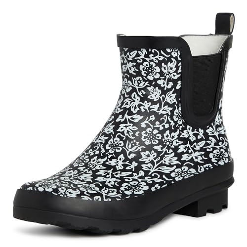 Image of Laura Ashley Women's Waterproof Mid Cut Rain Boots