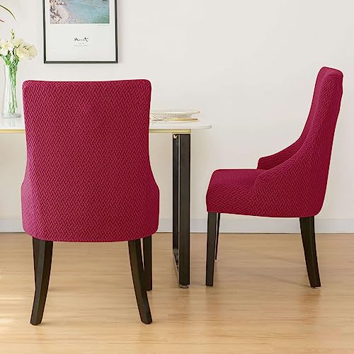 Housse pour fauteuil à oreilles en jacquard doux premium - 8