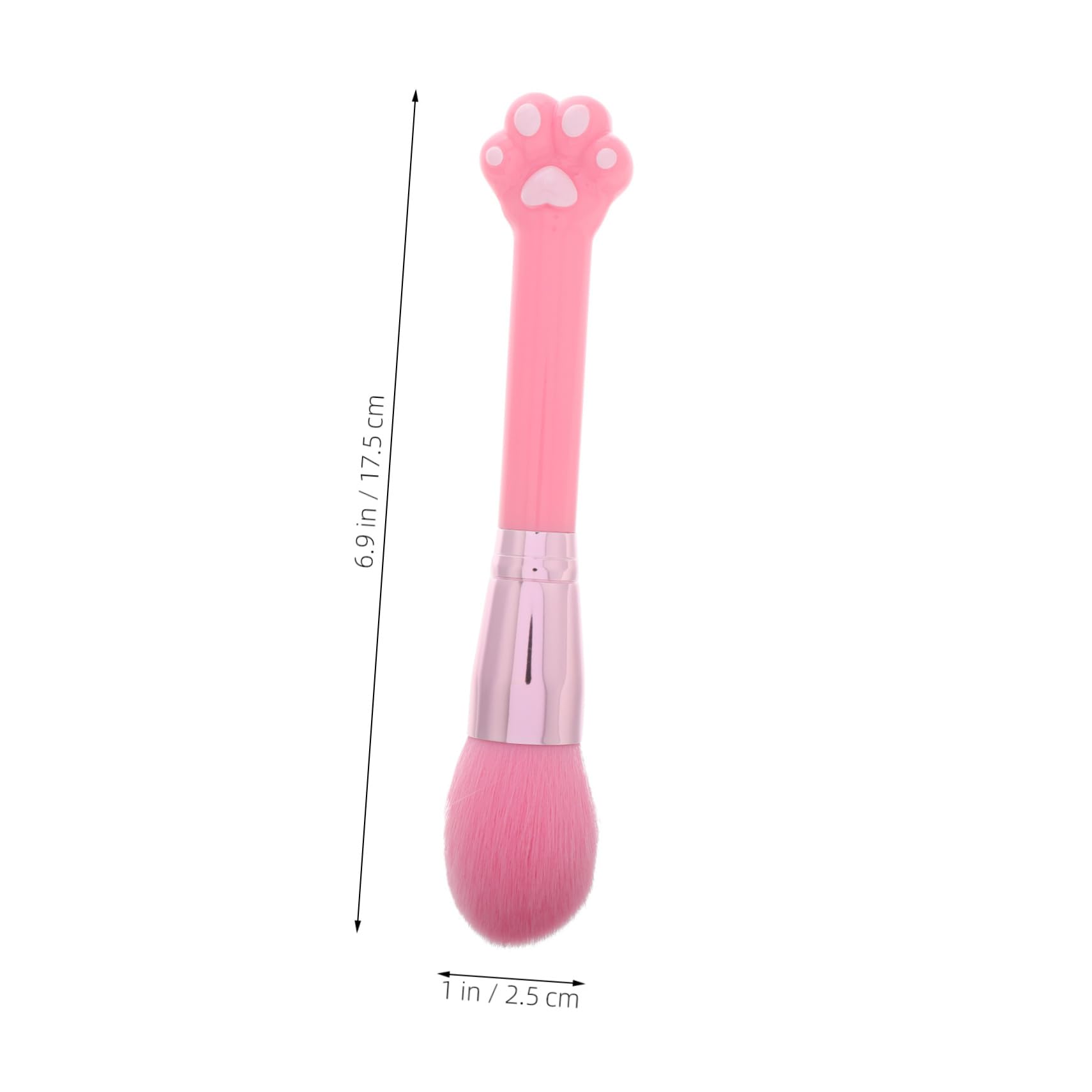 SOESFOUFU Charming Cat Paw Makeup Brush Body Powder Brush Foundation Brush Blush Brush Soft Bristles for Elegant Makeup