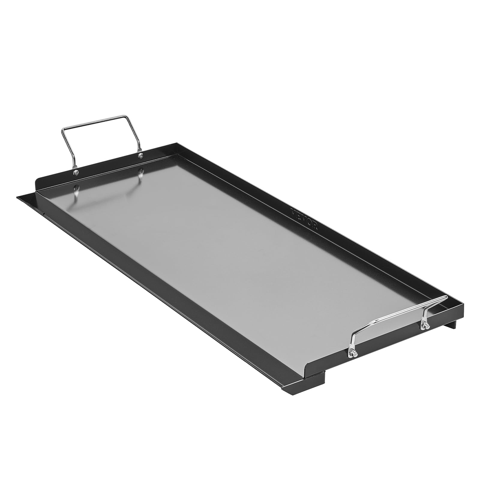 VEVOR Teppanyaki uniwersalny prostokątny grill ze stali węglowej 812 x 310 mm z płaską powierzchnią, żelazko gazowe Teppanyaki, przenośne rodzinne przybory kuchenne z uchwytem, do gotowania
