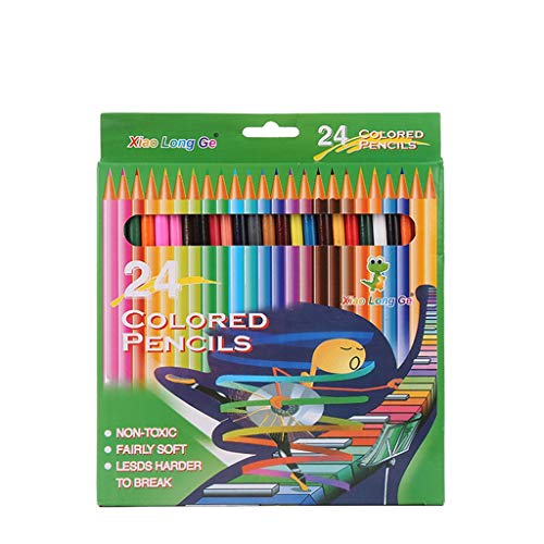 Colored Pencil Set Pack of 24 for Children for Drawing Home Garden Office Stationery Onsale
