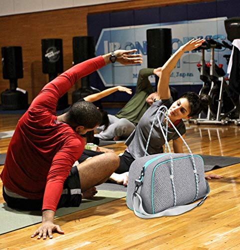 QOGiR-Neoprene-Sports-Gym-Bag-Travel-Duffel-Bag-with-Elastic-Shoe-Bag