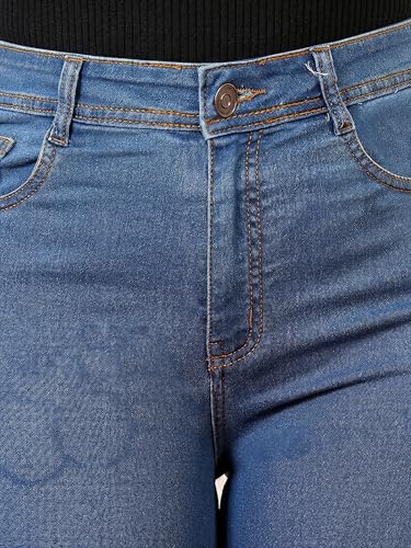 Image of Miss Chase A+ Women's Bootcut High Rise Regular Length Stretchable Denim Jeans