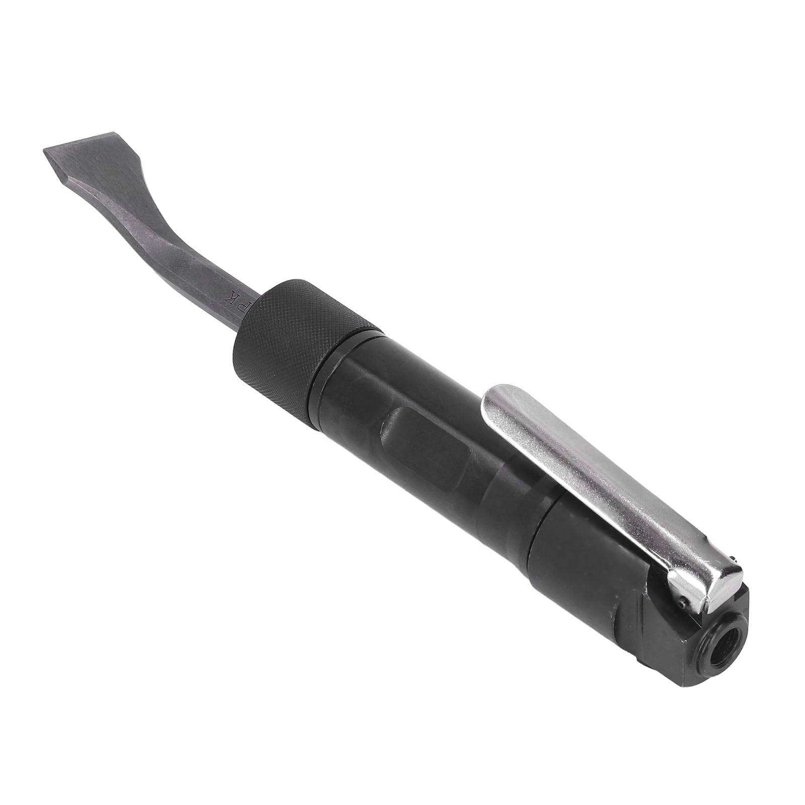 Cincel neumático de tipo recto, kit de cincel neumático de 1/4 de pulgada con bloqueo automático en aleación de aluminio y mango ergonómico, para desbarbado de hormigón, ladrillo y (Estilo japonés)