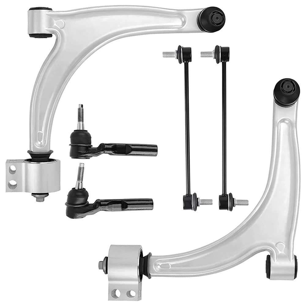 Front Suspension Kit Lower Control Arm Compatible with 2004-2012 Chevrolet Malibu, 2005-2010 Pontiac G6, 2007-2009 Saturn Aura