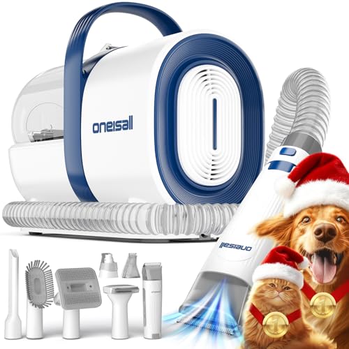 oneisall Dog Grooming Vacuum, Pet Grooming Vacuum with Clipper Nail