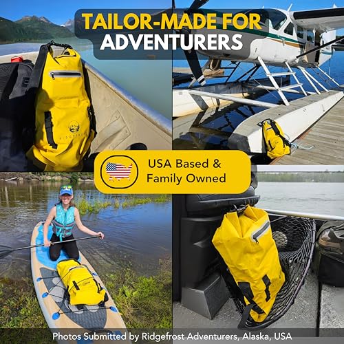 Ridgefrost Dry Bag Impermeable 20L con 2 Compartimentos, Ligera con Cierre Roll-Top y Roll-Bottom miniatura 2
