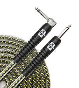 Analysis Plus Yellow Oval Instrument Cable 20ft Straight to 90