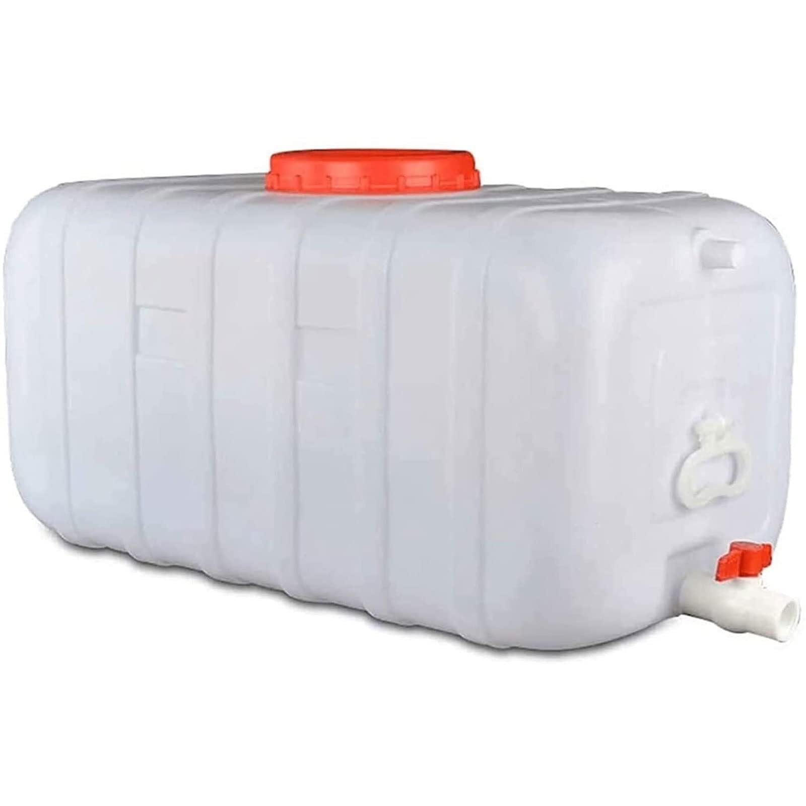 Pojemnik na wodę, pojemniki na wodę z kranem, plastikowy zbiornik na wodę spożywczą do użytku na zewnątrz, zbiornik na wodę do użytku domowego (200 l)