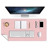 Office Desk Pad Desktop Protector 24 X 48 Inch Desk Blotter on Top of Desks Laptop Computer Under...