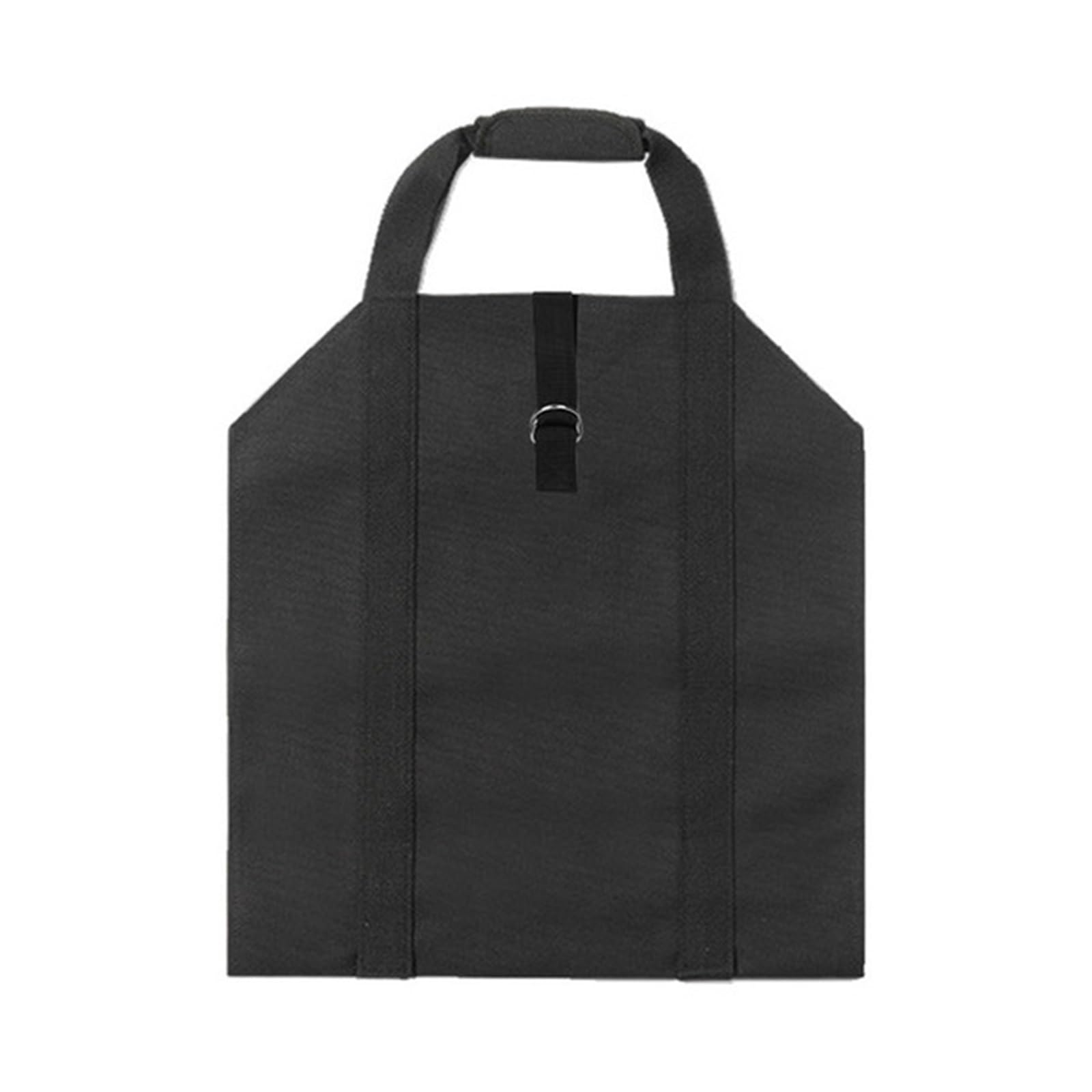 Firewood Storage Bag Firewood Storage Bag，Portable Bag Wooden Oxford Cloth Bag，Firewood Camping Outdoor Logging(Black)