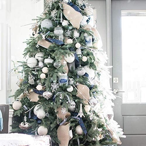 Miniatura 9 de Midi Ribbon Cinta de arpillera de 1-12 pulgadas, cinta para manualidades en carrete, 10 yardas, natural