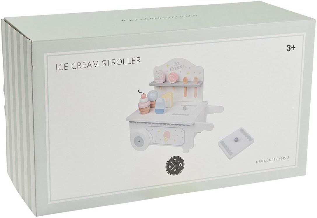 Amazon ストイ アイスクリームトロリー Stoy Ice Cream Stroller White セット おもちゃ