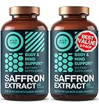 Saffron Extract Supplement - Antioxidant, Eye Health and Energy Support, Mood Booster - Mood Support