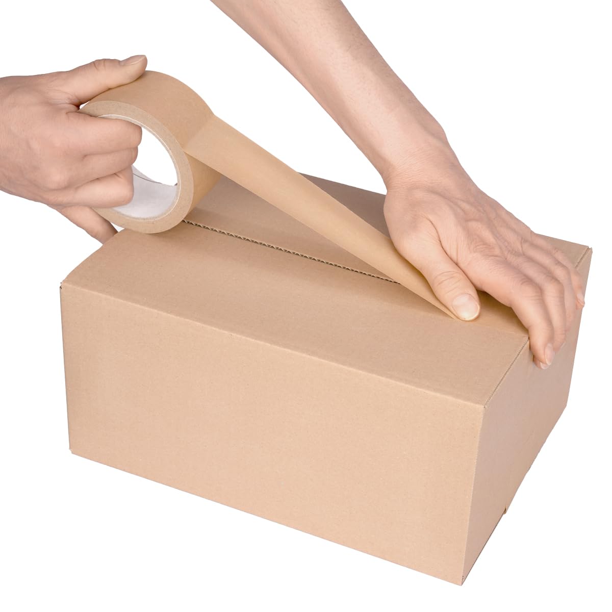 verpacking Kartony klapowe 400 x 400 x 100 mm KK 91 Brązowe [Rozmiar i ilość do wyboru] jednowarstwowe średnie kartony 25 szt.