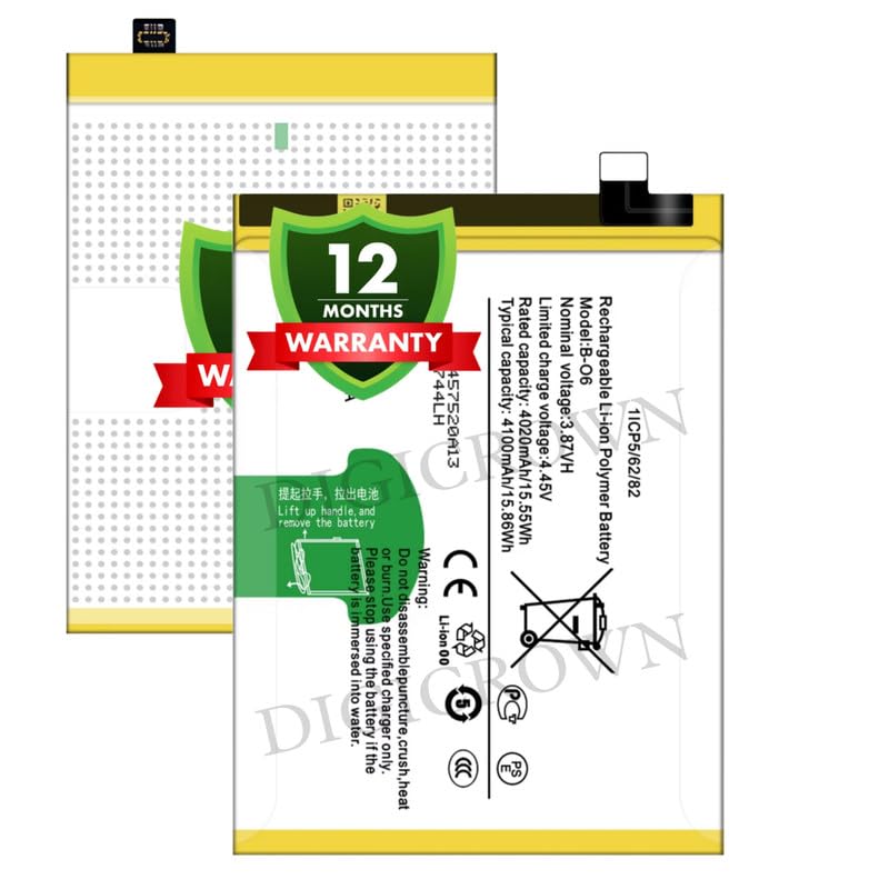 Image of Original B-O6 Battery Compatible for Vivo V20 SE (V2022, V2023) - (4100mAh) - 1 Year Warranty DF7