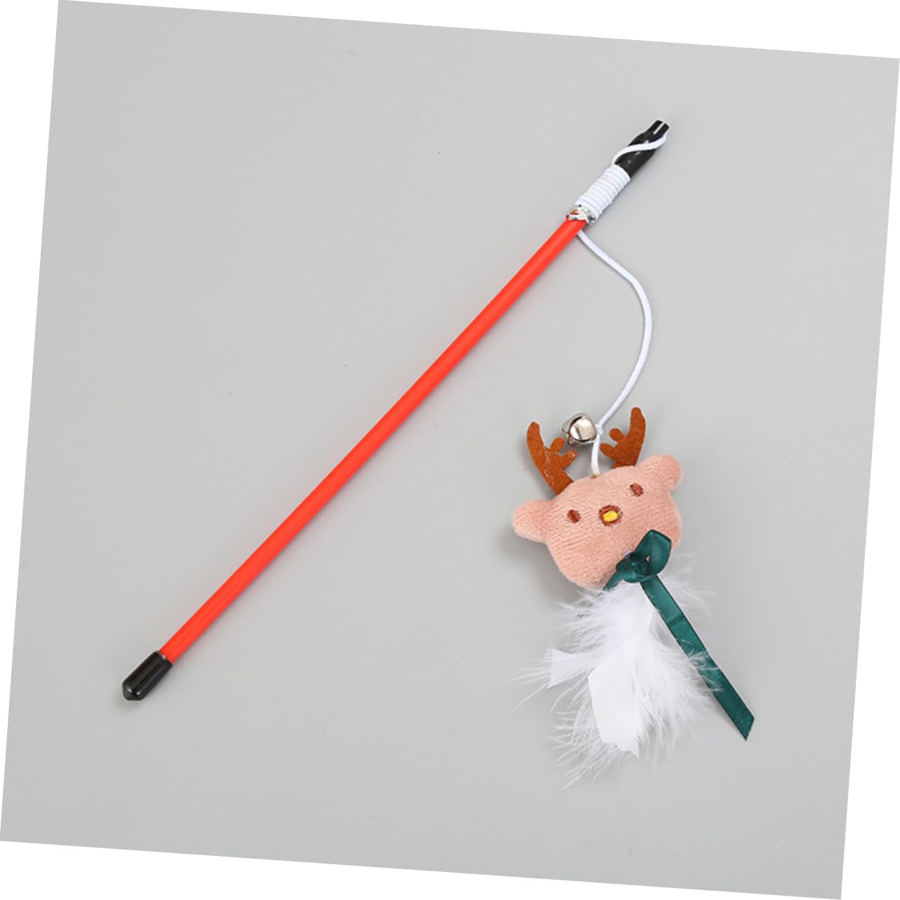 Sosoport 3er-Sets Katzenspielzeug Weihnachts-Teasing-Sticks Interaktives Katzen-Teaser-Spielzeug Für Spaß Und Bewegung 5 Stück * 3