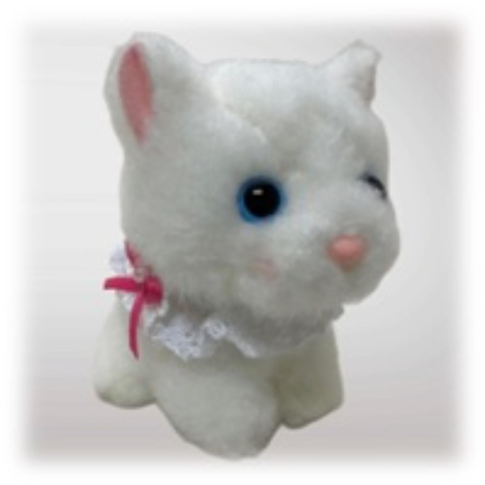 Amazon.co.jp: [たけのこ] ぬいぐるみ ふわもこシリーズ ネコ ホワイト