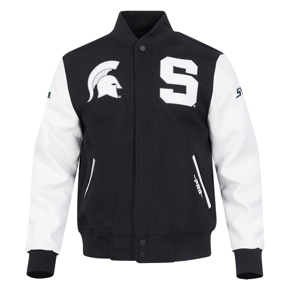 Pro Standard Mens College Classic Chenille Wool Varsity Jacket