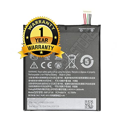 Image of THE BATTERY STORE Original BOPJX100 Battery Compatible for HTC Desire 728, D728 LTE 728G 828, 828 Dual 828U 828W E9, E9 Plus Battery with 1 Year Warranty (for HTC Desire 728, D728 LTE)