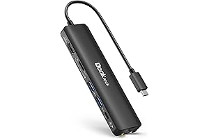 Dockteck 7-in-1 USB C Hub 4K 60Hz for Enhanced Connectivity