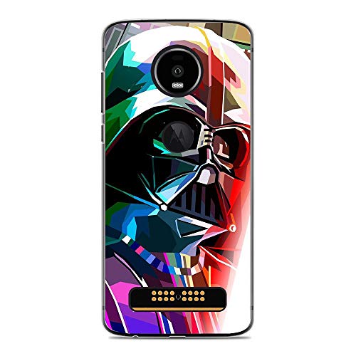 Slim Clear Anti-Yellowing TPU Cover Anti-Shock Soft Silicone Case for Moto Z4 Play-Cool Star-Wars 9