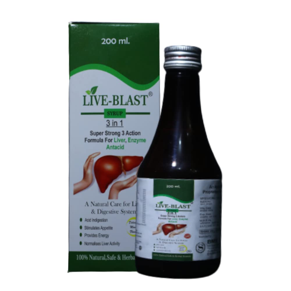 Buy LiveBlast Healthy Liver Tonic For Healthy Liver, Liver Antacid