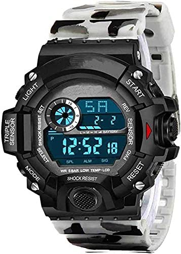 UNEQUETREND Digital Sports Watch for Men & Boys, Multi-Functional Watch- WCS-2623- White (B09SKY1MZR) Amazon Price History, Amazon Price Tracker