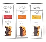 generic Rustic Bakery Artisan Crisps Variety Bundle With Kokobunch Kit Citrus Ginger & Thyme, Apricot Pistachio & Brandy, Tart Cherry Cacao Nib & Almond 5 oz. 5 Ounce (Pack of 3)