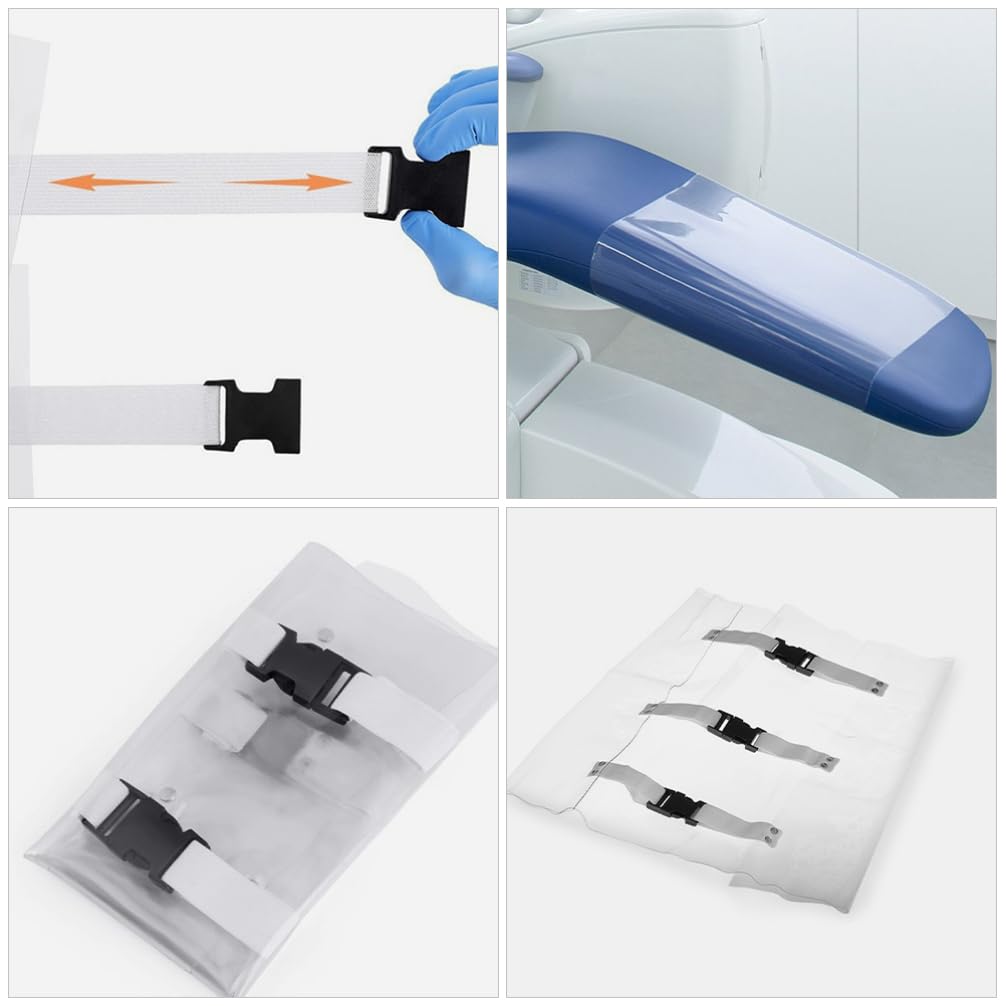 Beaupretty 3pezzi Coprisedile Protettivo Per Sedia Odontoiatrica Cuscini Per Gambe Lavabili Copertura Trasparente Per Unità Design Ergonomico e Resistente Comfort Ottimale Per Uso