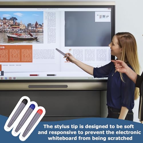 3pcs Stylet Tactile Stylet De Tableau Blanc Interactif Pour Tableaux Intelligents À Écran TactileStylet Ecran Tactile Pour Comprimé,Lapiz Para Tablet Pour Présentations Multimédia Et Salles De Classe – vue 4