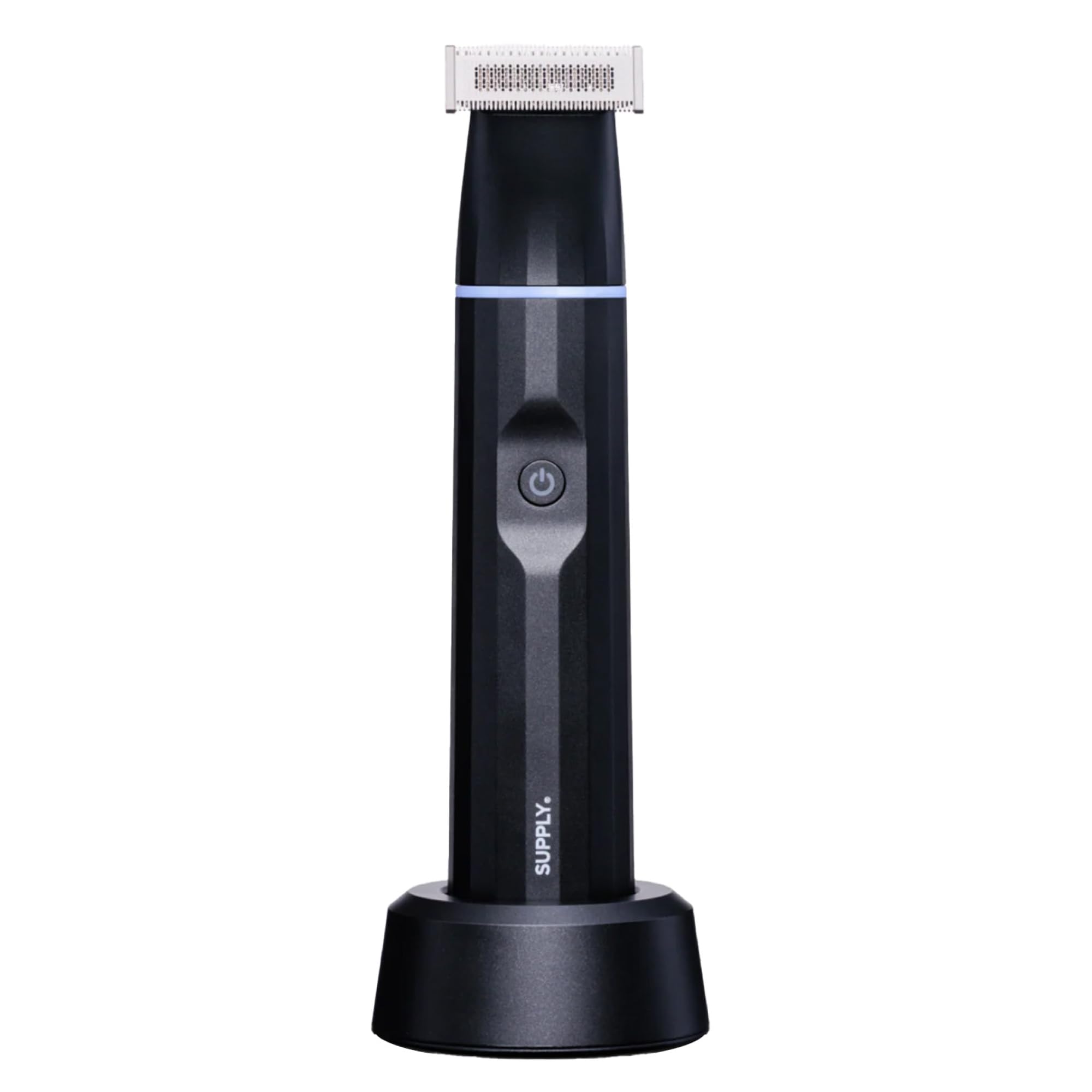 Photo 1 of Supply Electric Beard & Body Trimmer – Waterproof, Cordless Precision Groomer with Adjustable Length Dial & Long-Lasting Battery – Includes 1 Blade Set, Charging Dock, USB-C Cable & Travel Cap