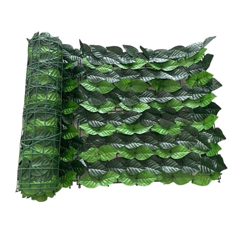 Imitat Efeu Sichtschutzmatte | Künstliche Efeu Sichtschutzzaun, Laub...