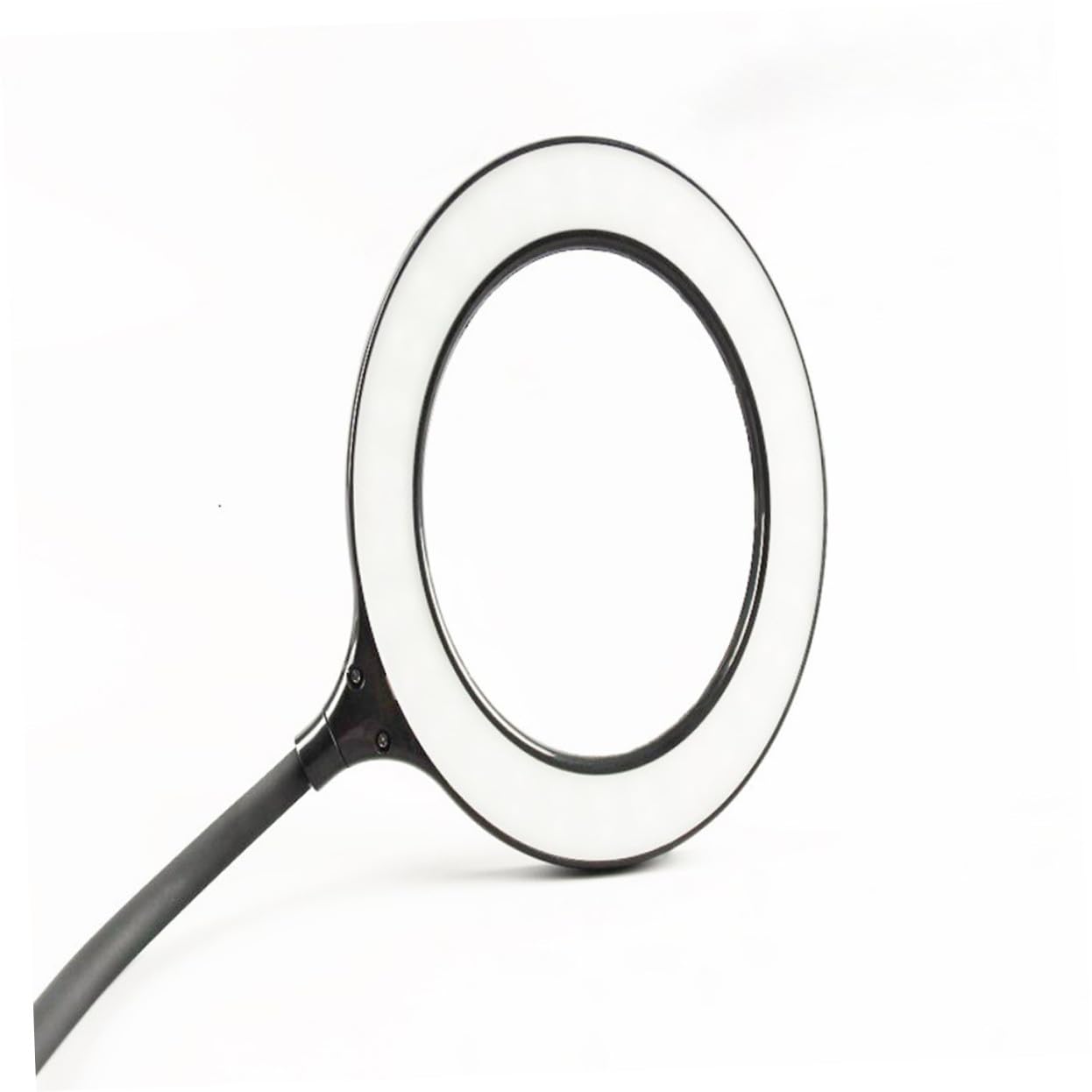 Lámpara de Escritorio LED con Lupa Clip Plegable y Rotación para Lectura de Periódicos Revistas y Libros Mesa de Estudio