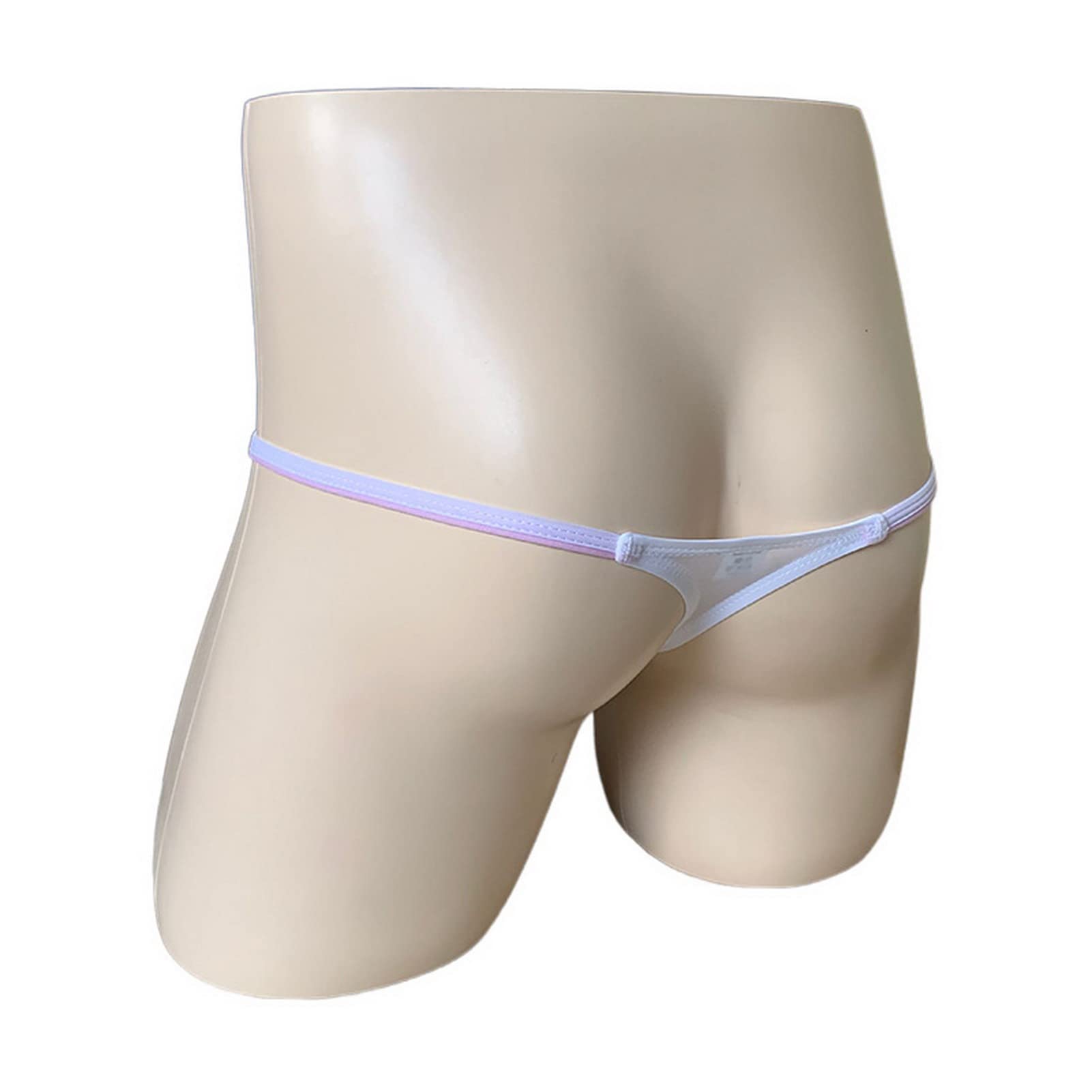 Faringoto Tanga de cintura baja para hombre, lencería delgada para hombre (paquete de 5)