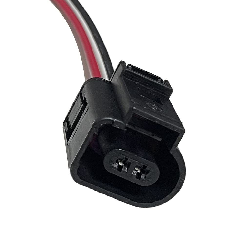 2 Connecteurs Faisceau Électrique 2 Broches X AUTOHAUX 1J0973702 - Compatible VW Audi