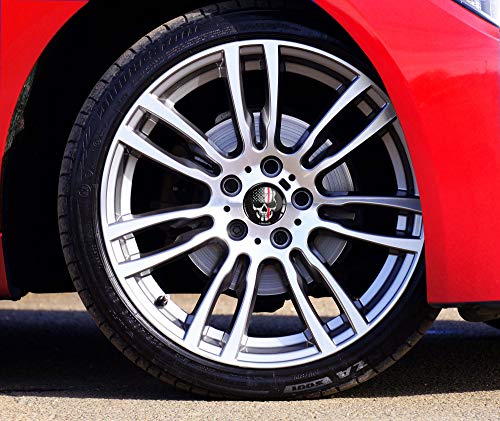 Skino 4 x 70mm 3D Stickers for Wheel Center Caps A 3270