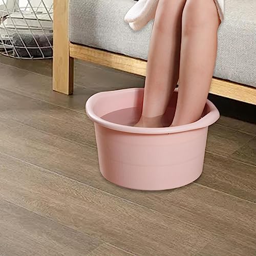 Tina para remojo de pies con puntos convexos rosa 19 cm miniatura 5