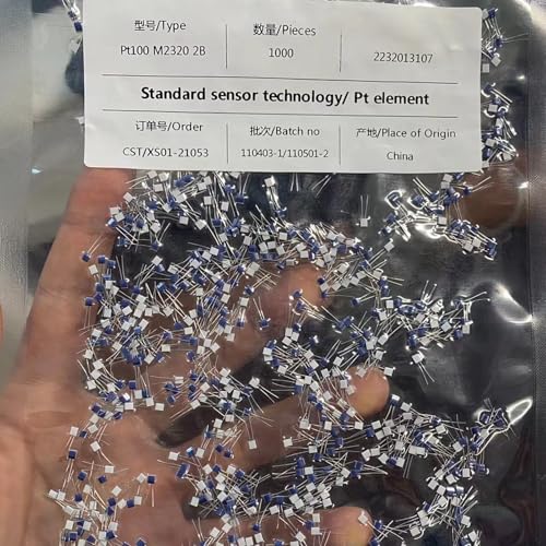 1Pc PT100 Temperature Sensing Chip 400℃ Sensors for Industrial Automation Laboratory Equipment Ceramic Sensors