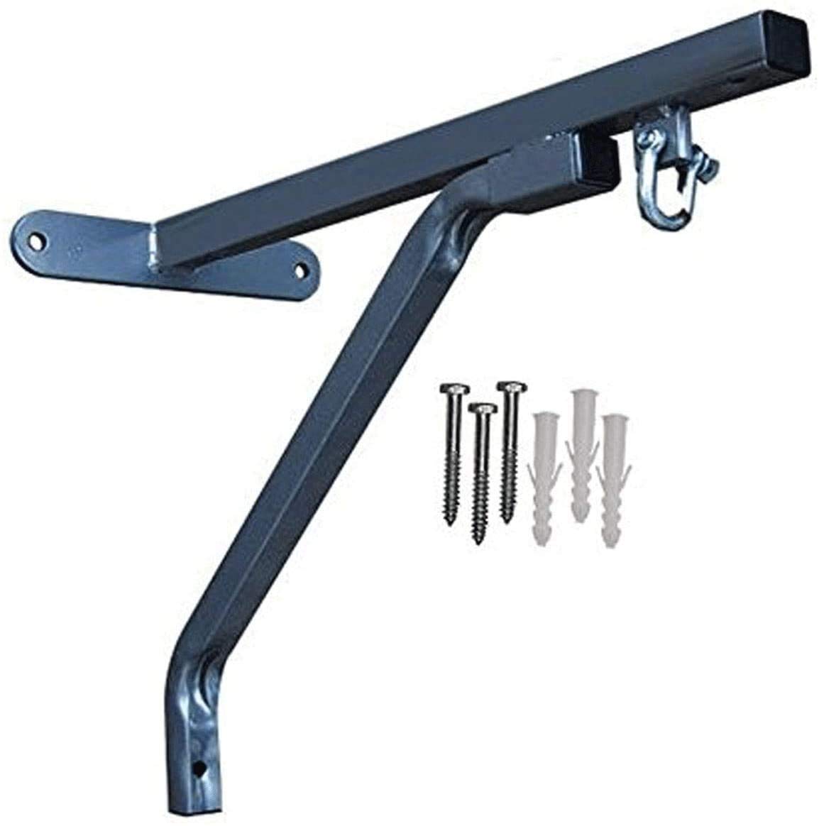 IWIN Heavy Duty Wall Mounted Punching Bag Bracket, Stand with Bolts and Fasteners (Black)-picture-25